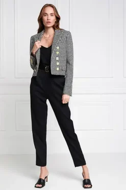 Holland Cooper Blazers|Jackets-Brompton Jacket Houndstooth