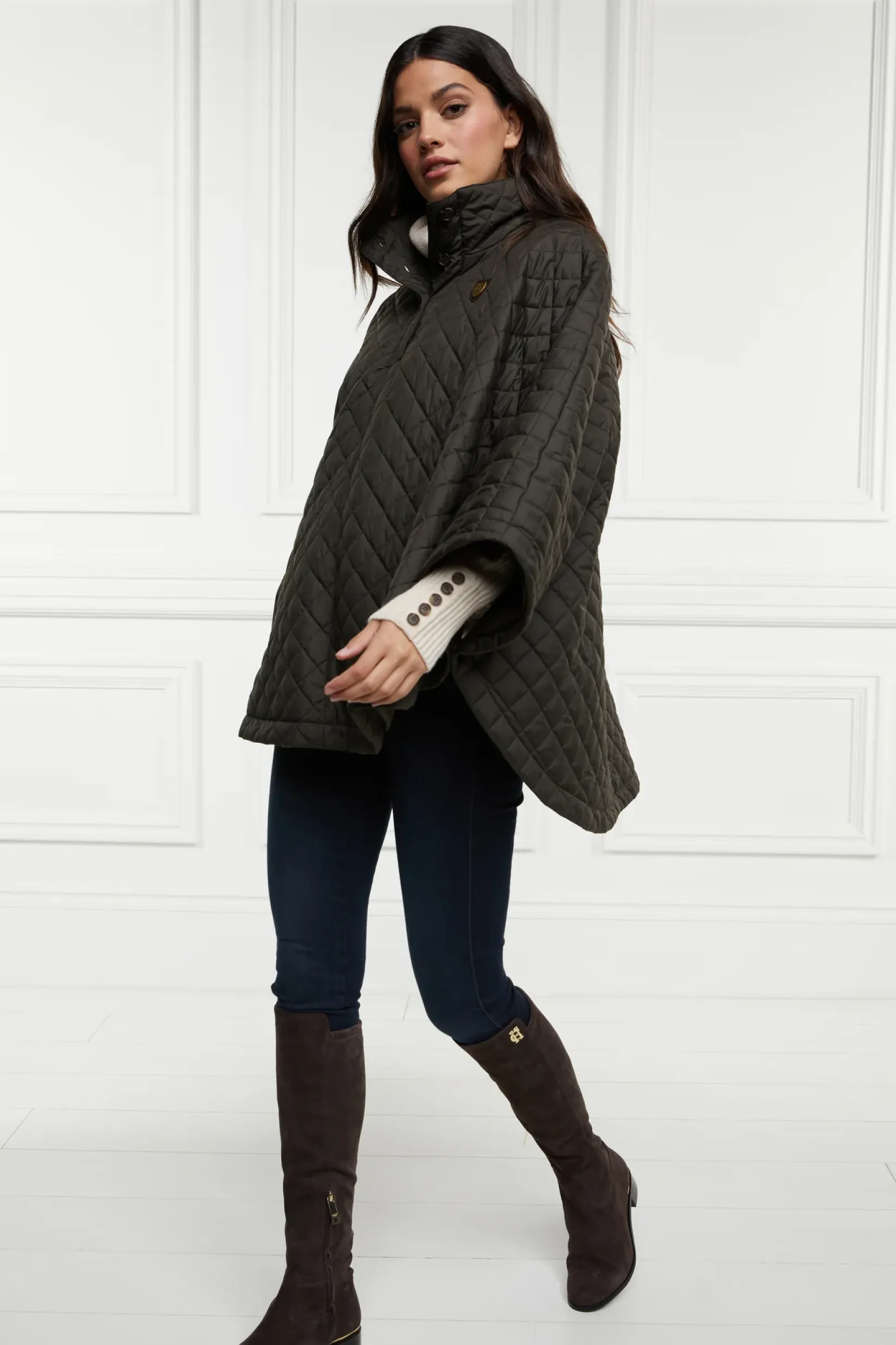 Holland Cooper Capes|The Cosy Collection-Brooke Quilted Cape