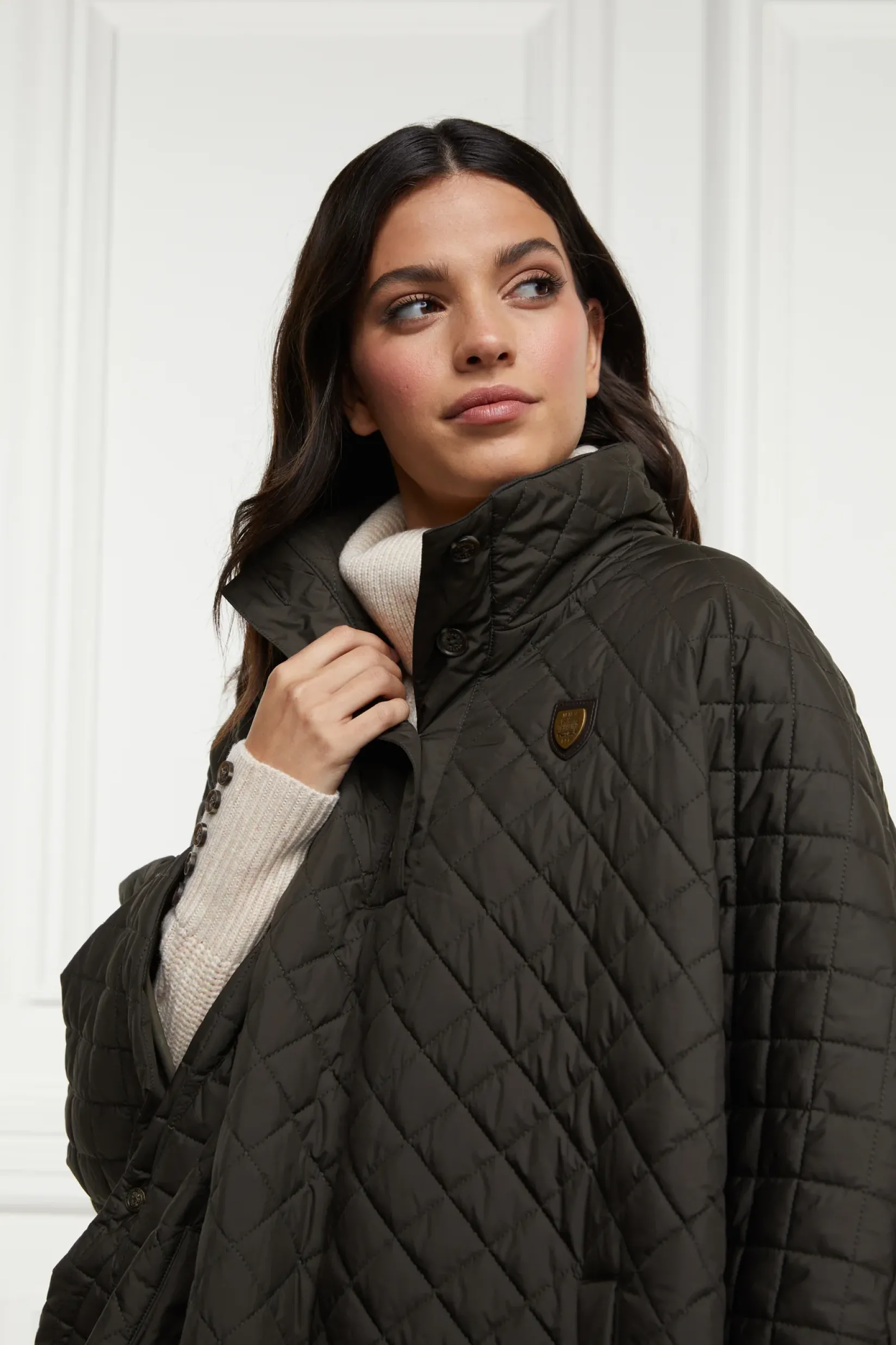 Holland Cooper Capes|The Cosy Collection-Brooke Quilted Cape