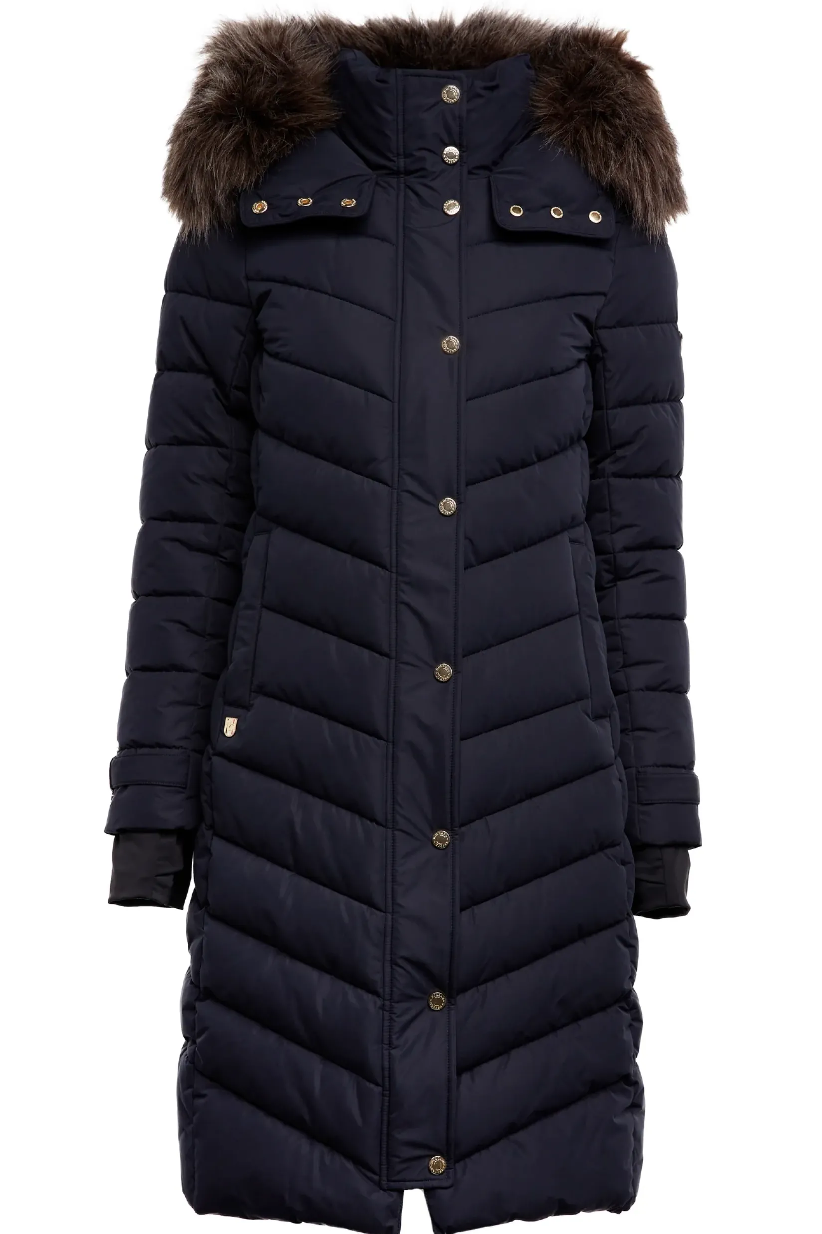 Holland Cooper Headwear|Shop By Product-Burghley Bobble Hat Ink Navy