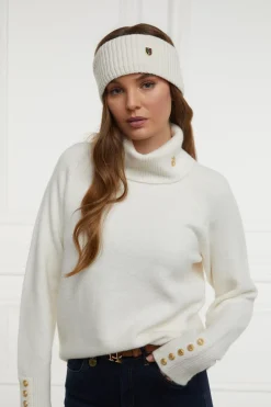 Holland Cooper Headwear|Accessories-Burghley Headband Cream
