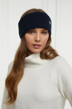 Holland Cooper Headwear|Accessories-Burghley Headband Ink Navy