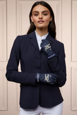 Holland Cooper Accessories|Shop By Product-Burghley Riding Gloves Ink Navy