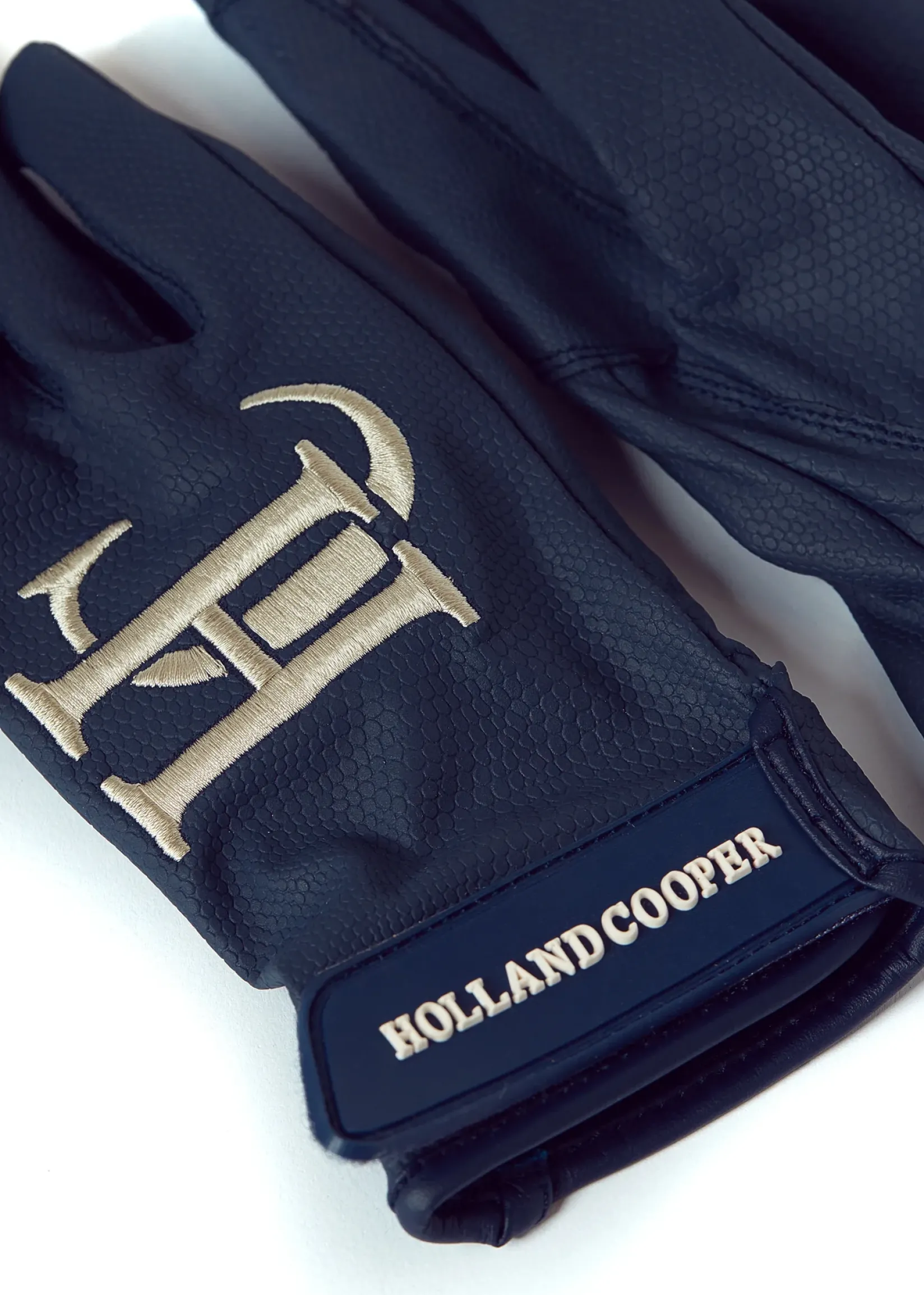 Holland Cooper Accessories|Shop By Product-Burghley Riding Gloves Ink Navy