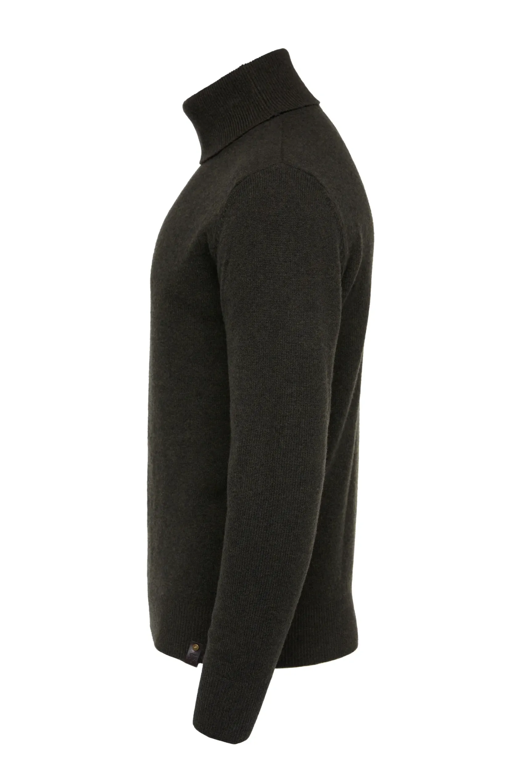 Holland Cooper Knitwear|Shop By Product-Byron Roll Neck Knit Moss