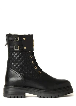 Holland Cooper Gifts For Her|Boots-Camden Biker Boot Black