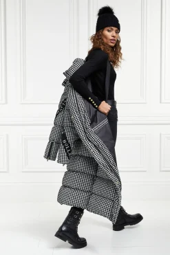 Holland Cooper Coats-Camden Longline Coat Houndstooth