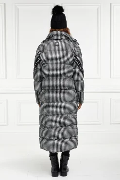 Holland Cooper Coats-Camden Longline Coat Houndstooth