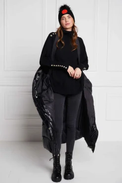 Holland Cooper Coats-Camden Longline Coat Black
