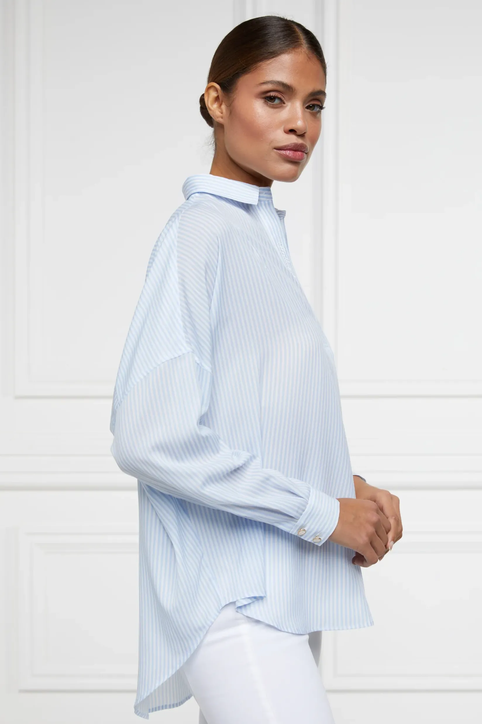Holland Cooper Shirts & Blouses|Shop By Product-Cameron Shirt Sky Stripe