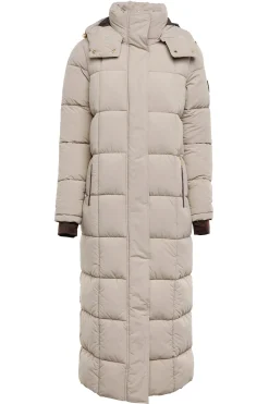Holland Cooper Coats|Country Collection-Carrington Longline Coat Stone