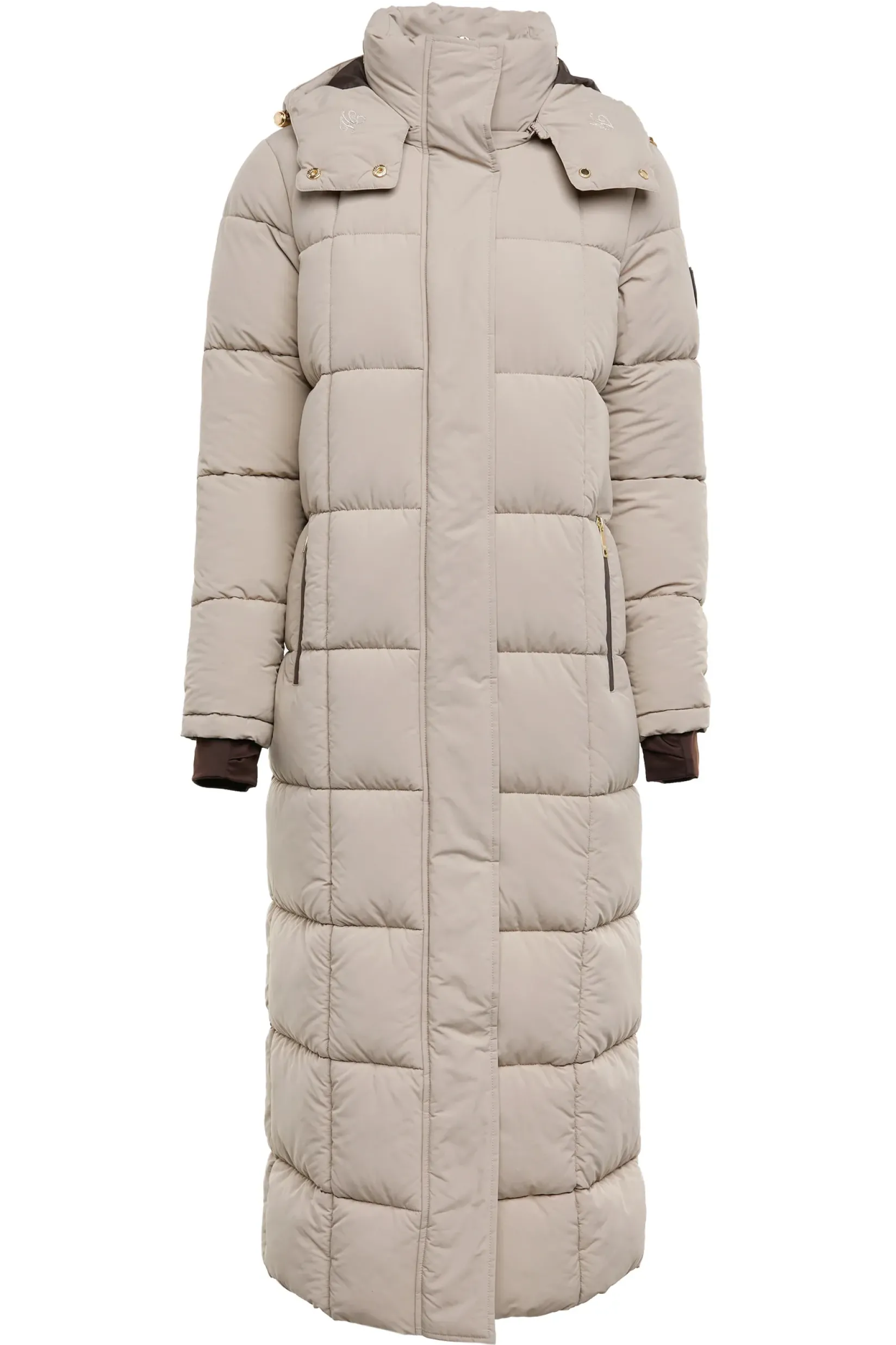 Holland Cooper Coats|Country Collection-Carrington Longline Coat Stone