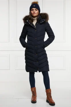 Holland Cooper Coats|The Wet Weather Edit-Chamonix Coat Ink Navy