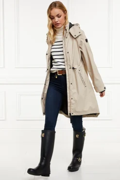 Holland Cooper Jackets|At The Stables-Chartwell Rain Parka Stone