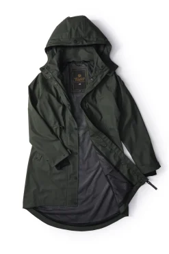 Holland Cooper Jackets|At The Stables-Chartwell Rain Parka Evergreen
