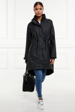 Holland Cooper Jackets|At The Stables-Chartwell Rain Parka Black