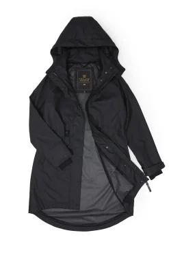 Holland Cooper Jackets|At The Stables-Chartwell Rain Parka Black