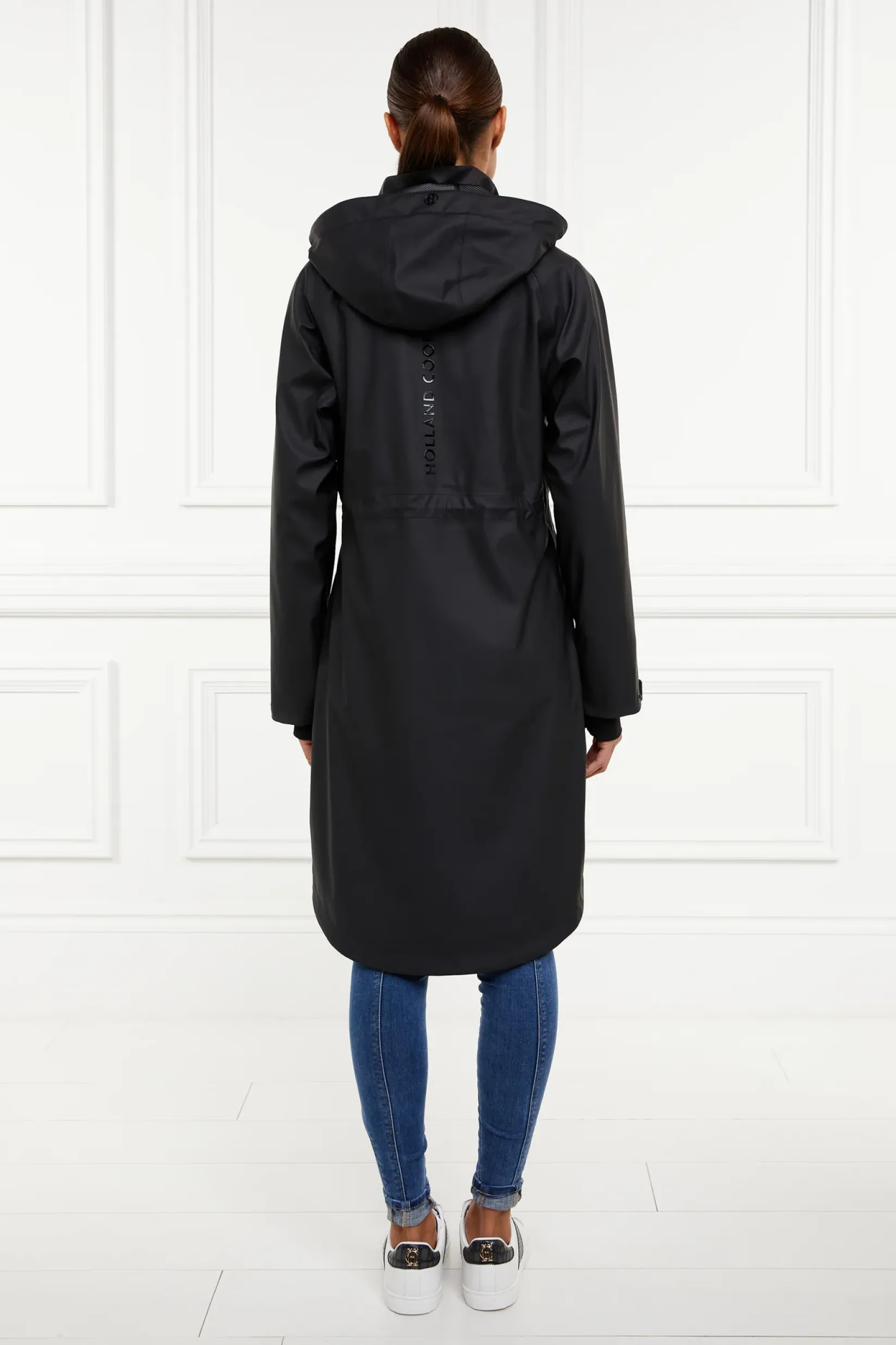 Holland Cooper Jackets|At The Stables-Chartwell Rain Parka Black
