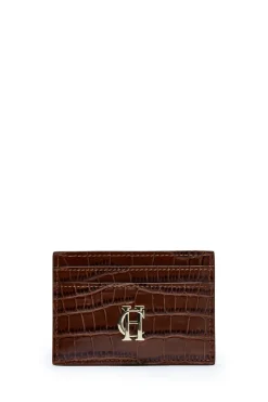 Holland Cooper The Perfect Gesture|Gifts For Him-Chelsea Card Holder Tan Croc