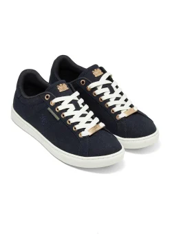 Holland Cooper Bestsellers|Footwear-Chelsea Court Trainer Ink Navy