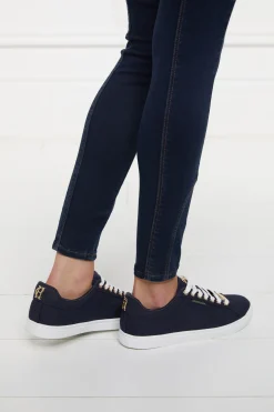 Holland Cooper Bestsellers|Footwear-Chelsea Court Trainer Ink Navy
