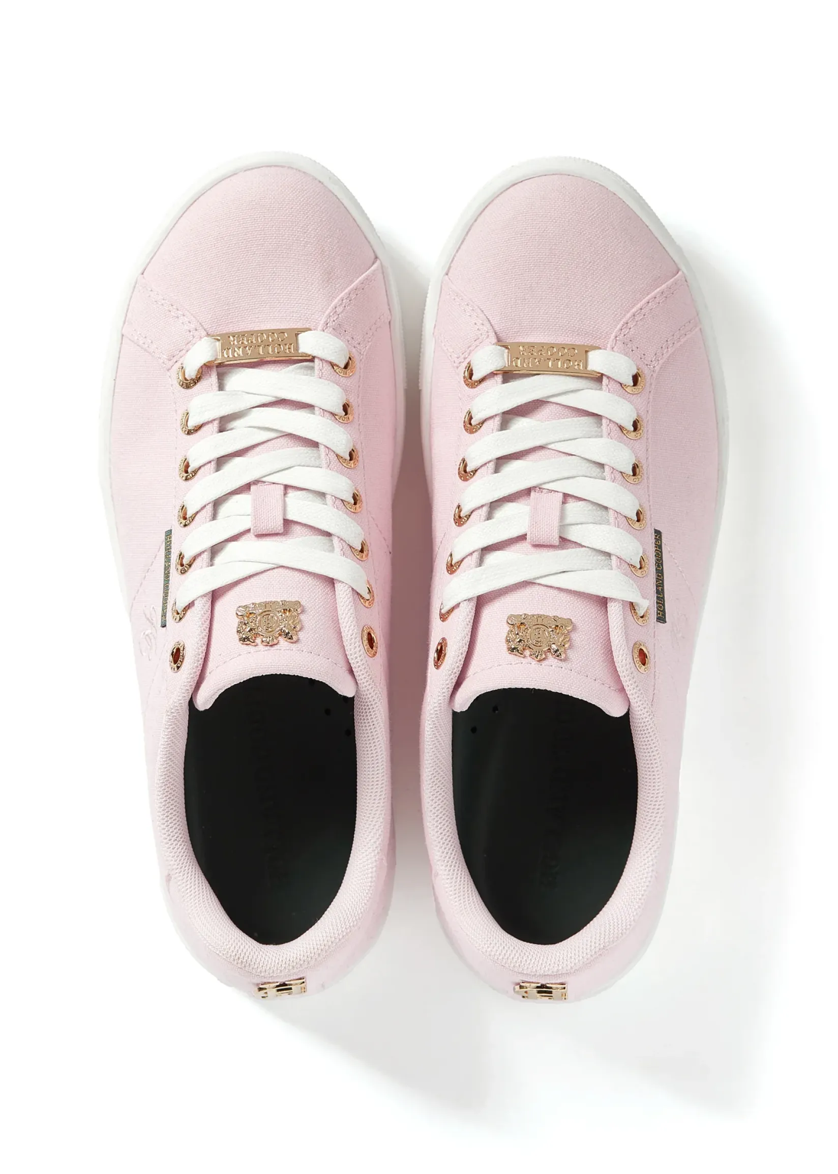 Holland Cooper Trainers|Footwear-Chelsea Court Trainer Pink