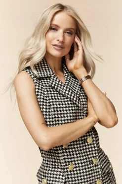 Holland Cooper In Stock Tailoring-Chelsea Dress Houndstooth