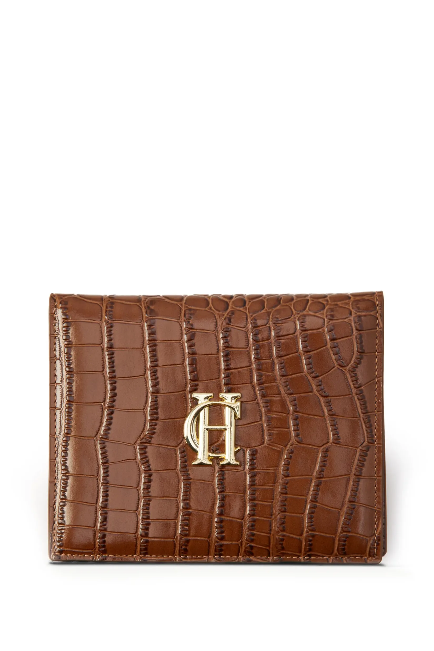 Holland Cooper The Perfect Gesture|Gifts For Him-Chelsea Passport Holder Tan Croc