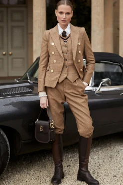 Holland Cooper The Perfect Gesture|Crossbody Bags-Chelsea Saddle Bag Chocolate