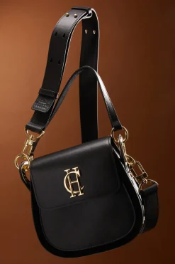 Holland Cooper The Perfect Gesture|Crossbody Bags-Chelsea Saddle Bag Chocolate