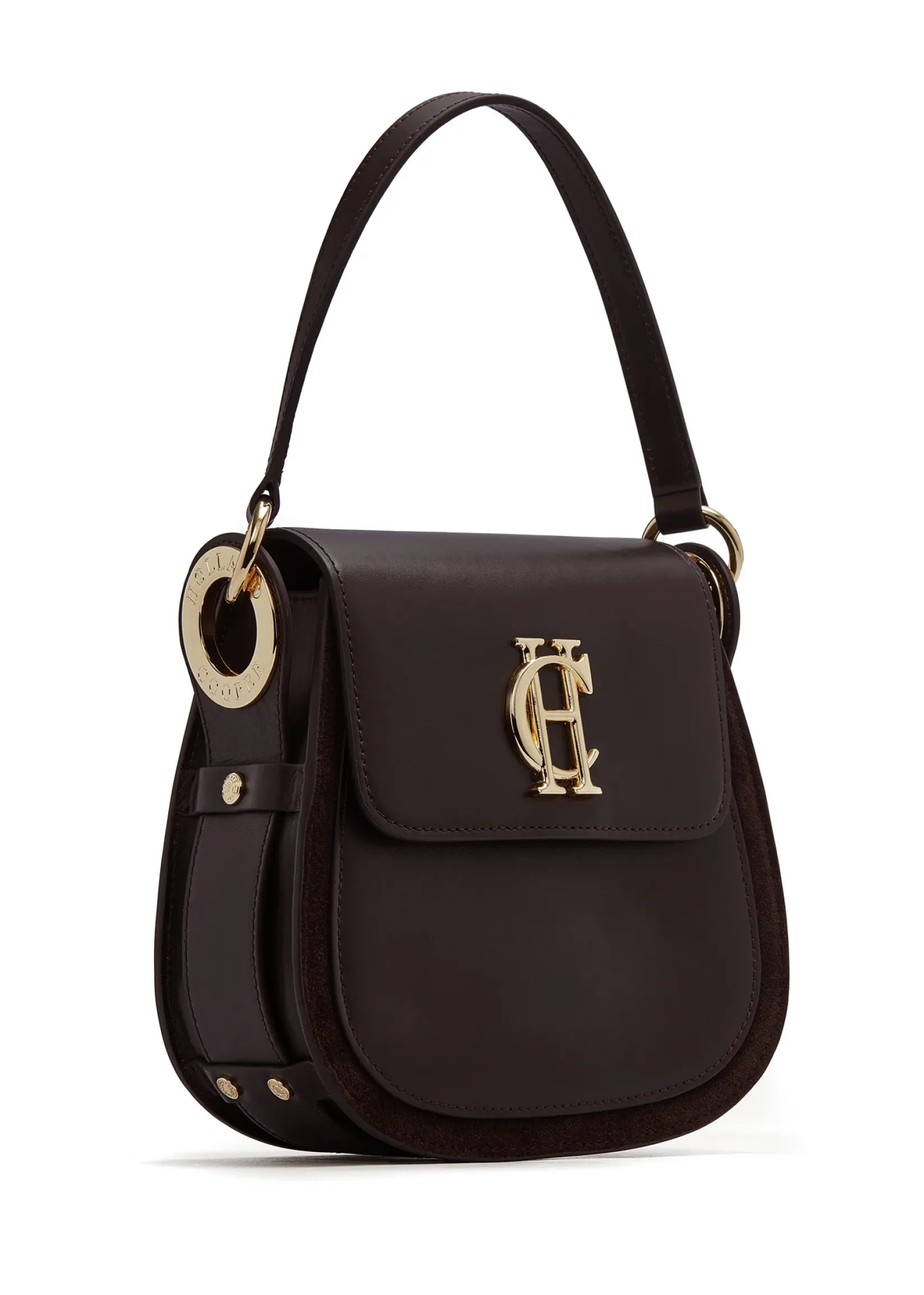 Holland Cooper The Perfect Gesture|Crossbody Bags-Chelsea Saddle Bag Chocolate