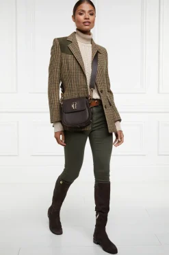 Holland Cooper The Perfect Gesture|Crossbody Bags-Chelsea Saddle Bag Chocolate