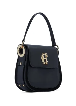 Holland Cooper Crossbody Bags|Bags-Chelsea Saddle Bag Soft Black