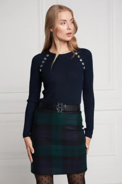 Holland Cooper Skirts|In Stock Tailoring-Chelsea Skirt Blackwatch