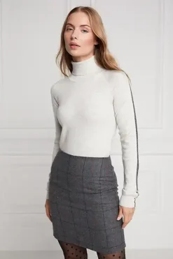 Holland Cooper Skirts|In Stock Tailoring-Chelsea Skirt Mid Blue Check