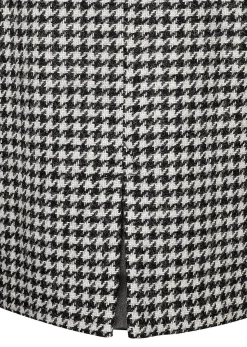 Holland Cooper Skirts|In Stock Tailoring-Chelsea Skirt Houndstooth