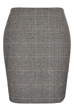 Holland Cooper Skirts-Chelsea Skirt Prince of Wales Black