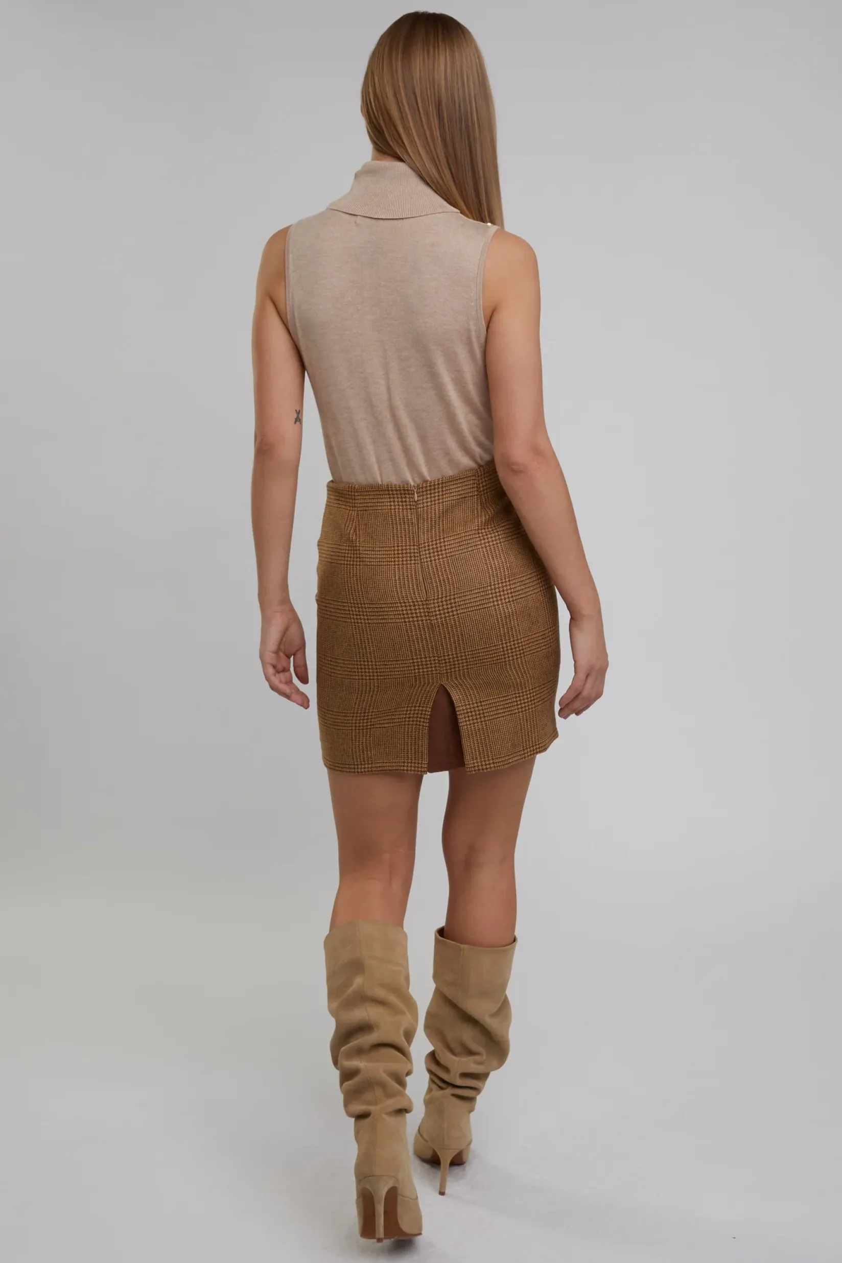 Holland Cooper Skirts|In Stock Tailoring-Chelsea Skirt Tawny