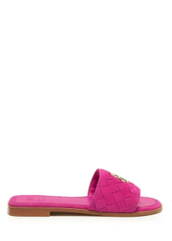 Holland Cooper Footwear|Sandals-Chelsea Slides Fuchsia