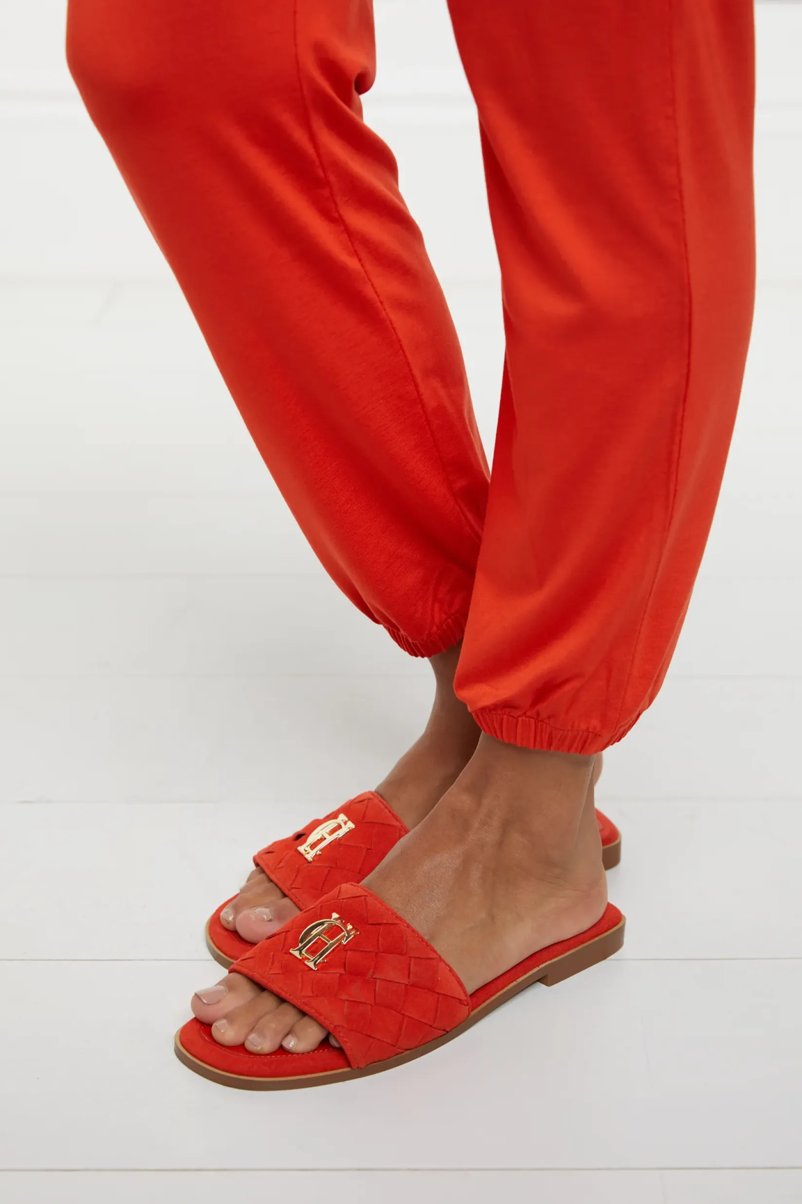 Holland Cooper Sandals|Footwear-Chelsea Slides Neroli