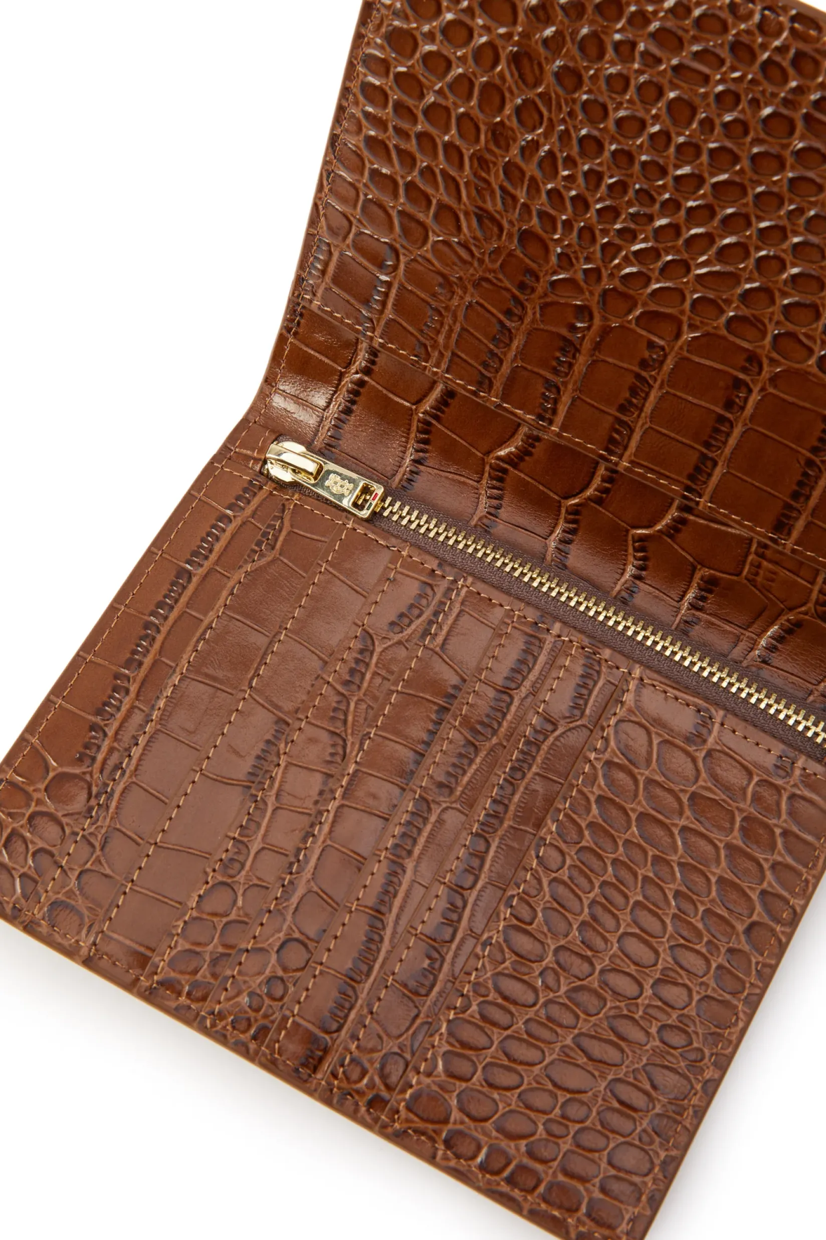 Holland Cooper The Perfect Gesture|Gifts For Him-Chelsea Wallet Tan Croc