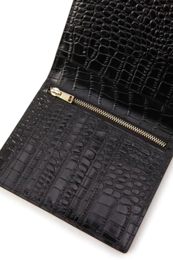 Holland Cooper The Perfect Gesture|Gifts For Him-Chelsea Wallet Black Croc