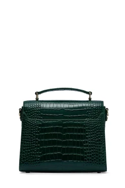 Holland Cooper The Perfect Gesture|Crossbody Bags-Cheltenham Bag Emerald Croc