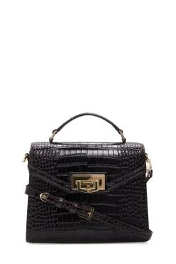 Holland Cooper Crossbody Bags|Bags-Cheltenham Bag Rich Chocolate Croc