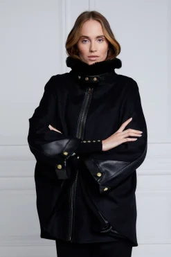 Holland Cooper Capes-Chiltern Cape Soft Black