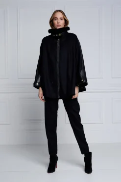 Holland Cooper Capes-Chiltern Cape Soft Black