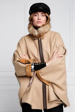 Holland Cooper Capes|Bump Friendly Collection-Chiltern Cape Camel