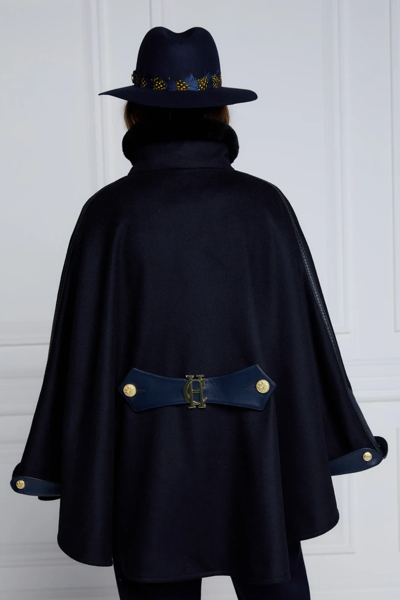 Holland Cooper Capes-Chiltern Cape Soft Navy