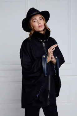 Holland Cooper Capes-Chiltern Cape Soft Navy