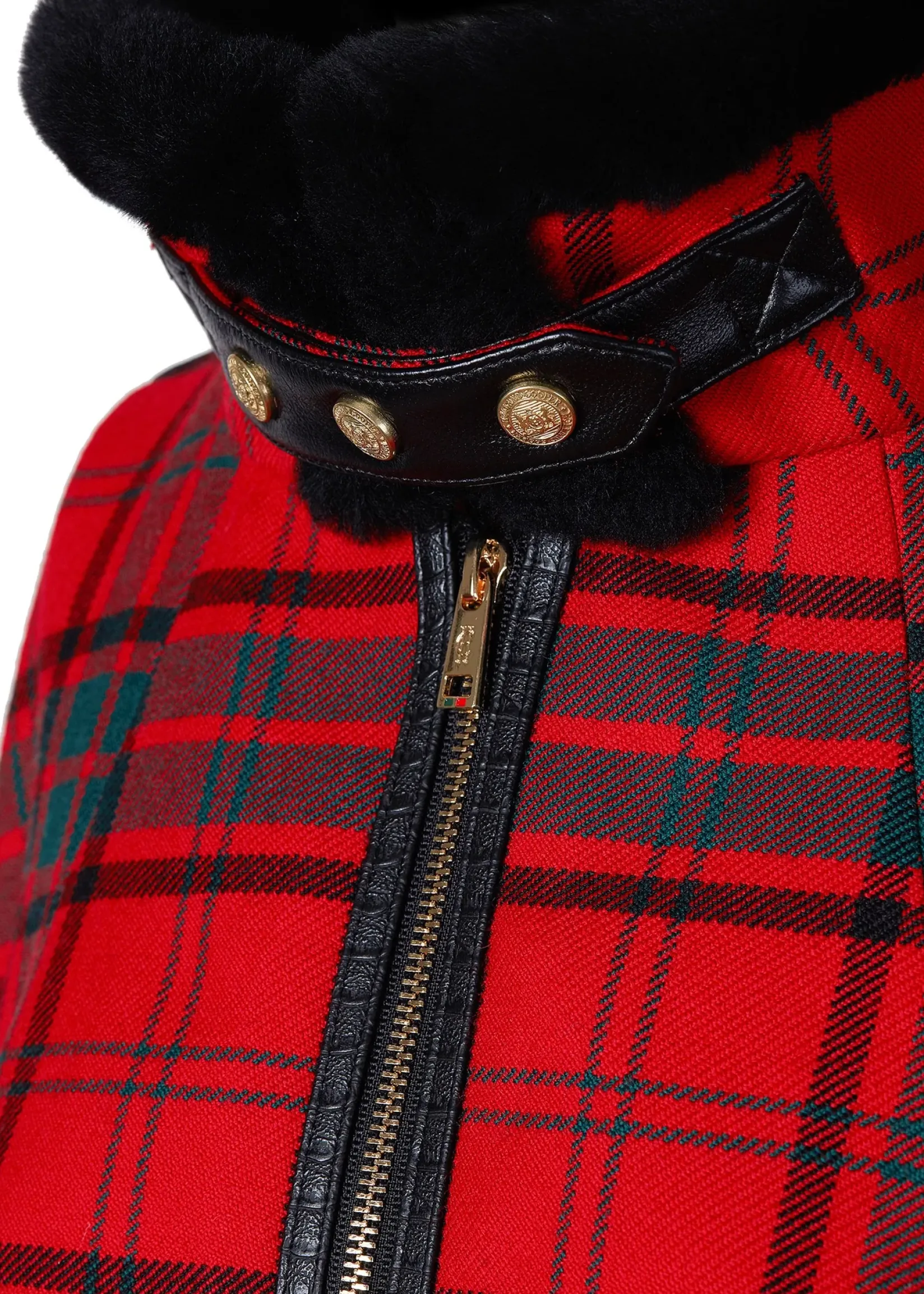Holland Cooper Capes-Chiltern Cape Red Tartan